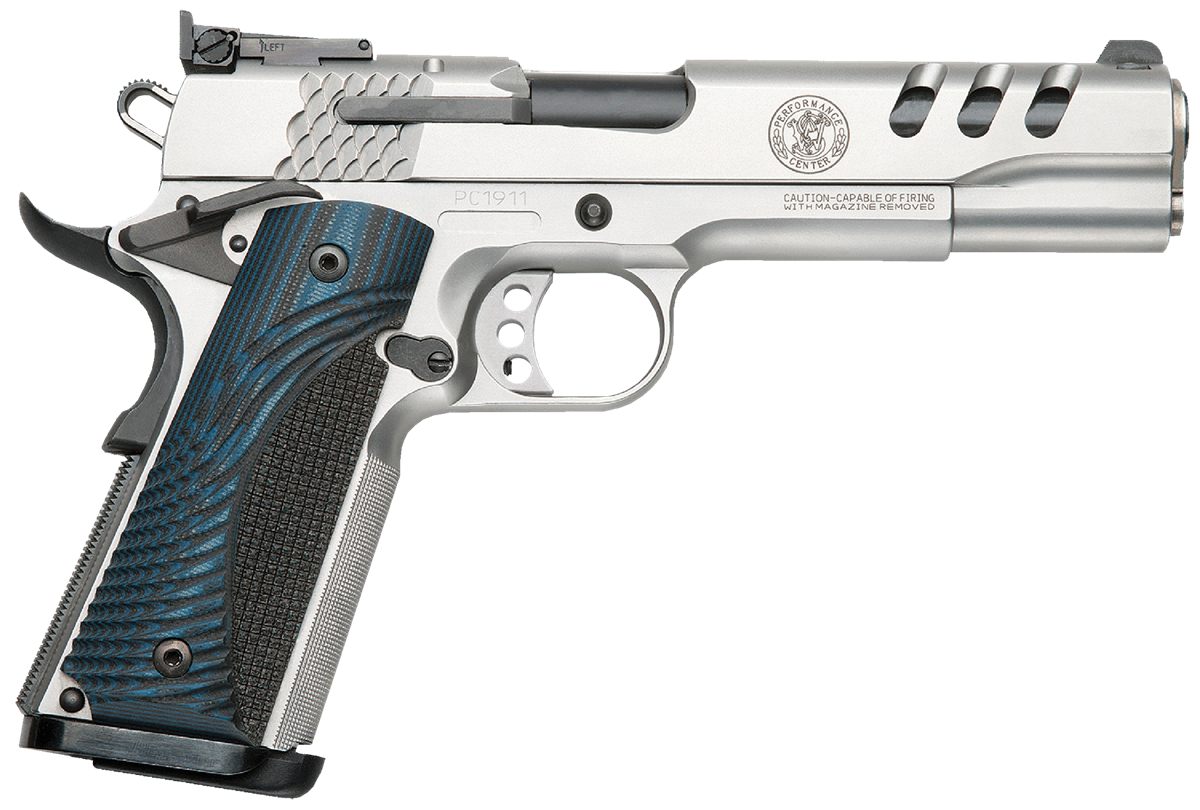 Smith Wesson 170343 1911 Performance Center 45 ACP 5in Throated Barrel 8+1 view 2