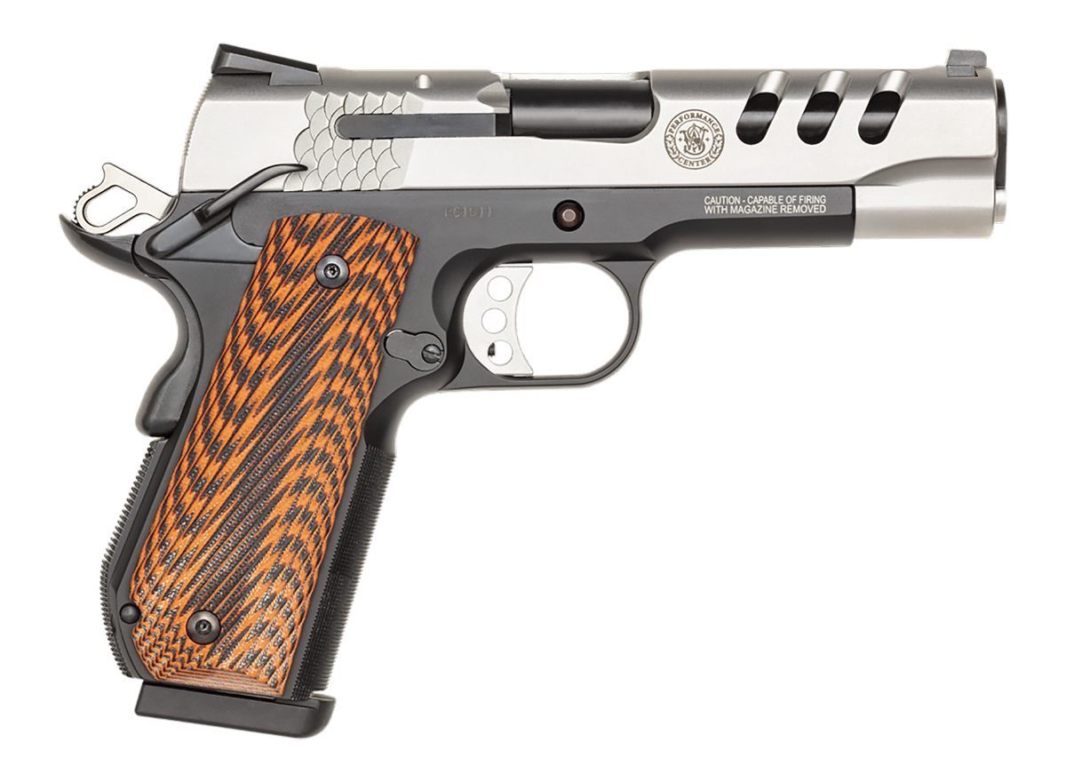 Smith and Wesson 170344 1911 Performance Center 45 ACP 4.25in Throated Barr