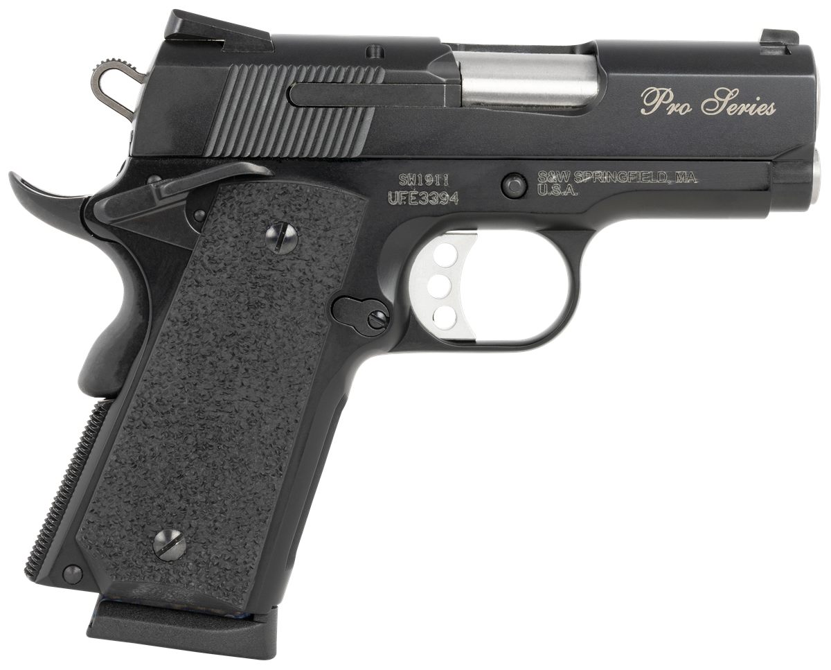 Smith Wesson 178020 PC 1911 Pro Sub-Compact 45 ACP 7+1, 3in Stainless Steel