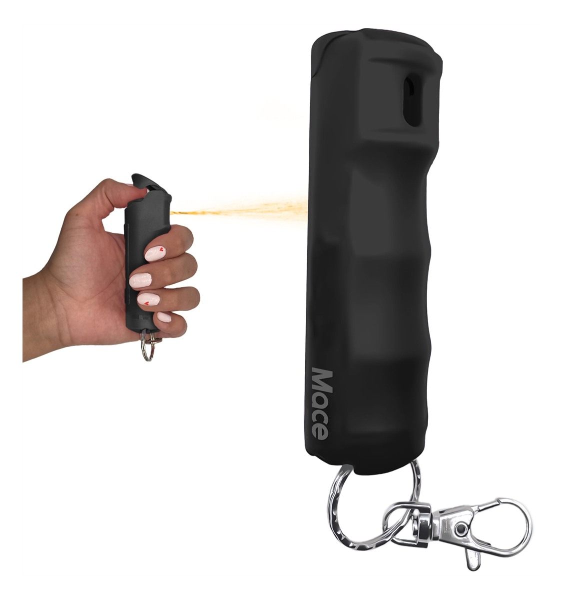 Mace Brand Compact Model Pepper Spray Keychain, Accurate 12 Powerful for Wo