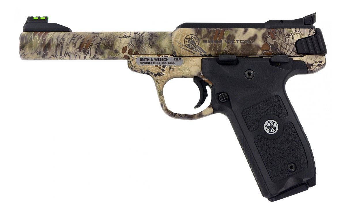 Smith Wesson 10297 SW22 Victory Full Size 22 LR 10+1 5.50in Kryptek Highlan view 2