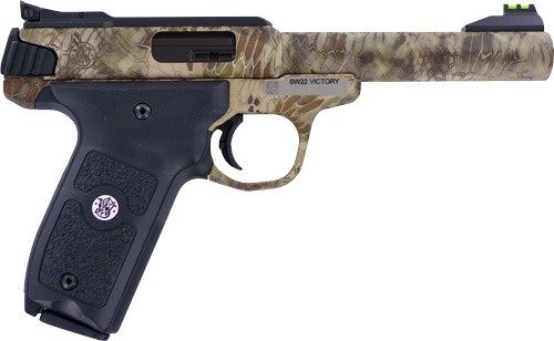 Smith Wesson 10297 SW22 Victory Full Size 22 LR 10+1 5.50in Kryptek Highlan view 5
