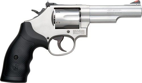 Smith Wesson 10061 Model 66 Combat Magnum 357 or 38 S W Spl +P Stainless St view 3