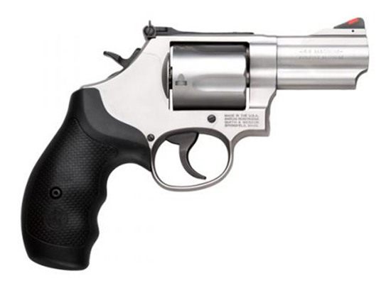 Smith Wesson 10064 Model 69 Combat Magnum 44 Rem Stainless Steel 2.75in Bar view 2