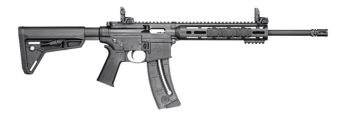 Smith Wesson 10213 M P15 Sport 22 LR 25+1 16.50in Carbon Steel Barrel, Adju