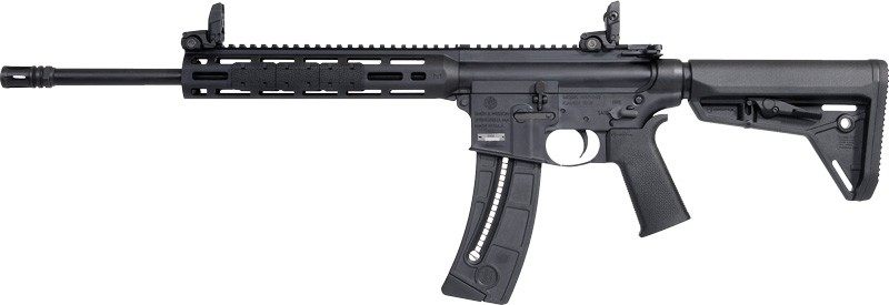 Smith Wesson 10213 M P15 Sport 22 LR 25+1 16.50in Carbon Steel Barrel, Adju view 3