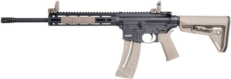 Smith Wesson 10210 M P 15-22 Sport LR 25+1 16.50in Carbon Steel Barrel, Bla view 4