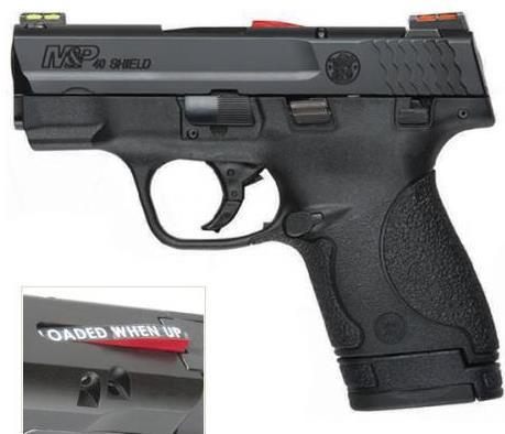 Smith Wesson S/wesson M P Shield 40 S W Hiviz Sights California Compliant W