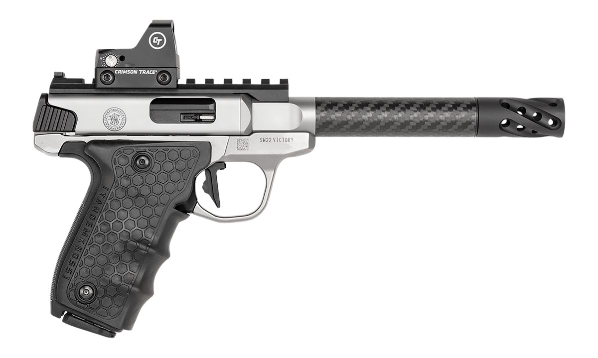 Smith Wesson 12081 Performance Center Victory Target 22 LR 6in CF MB 10+1 S