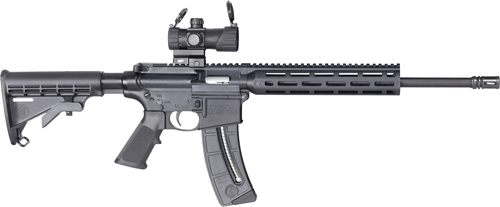 Smith Wesson 12722 M P15 Sport OR 22 LR 25+1 16.50in Black Threaded Barrel view 3