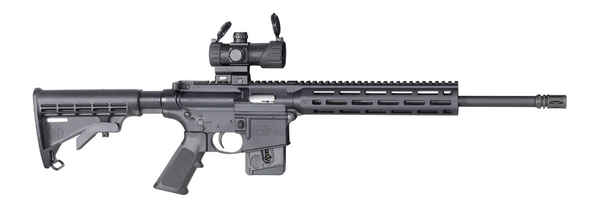 Smith Wesson 12723 M P15 Sport OR 22 LR 10+1 16.50in Black Threaded Barrel view 2