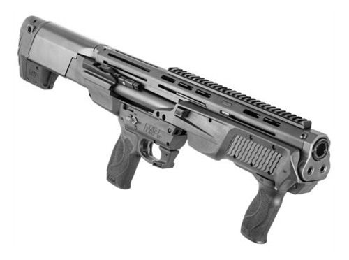 Smith Wesson 12490 M P Bullpup 12 Gauge Pump 3in 7+1 (2.75in) 19in Black Ox view 3