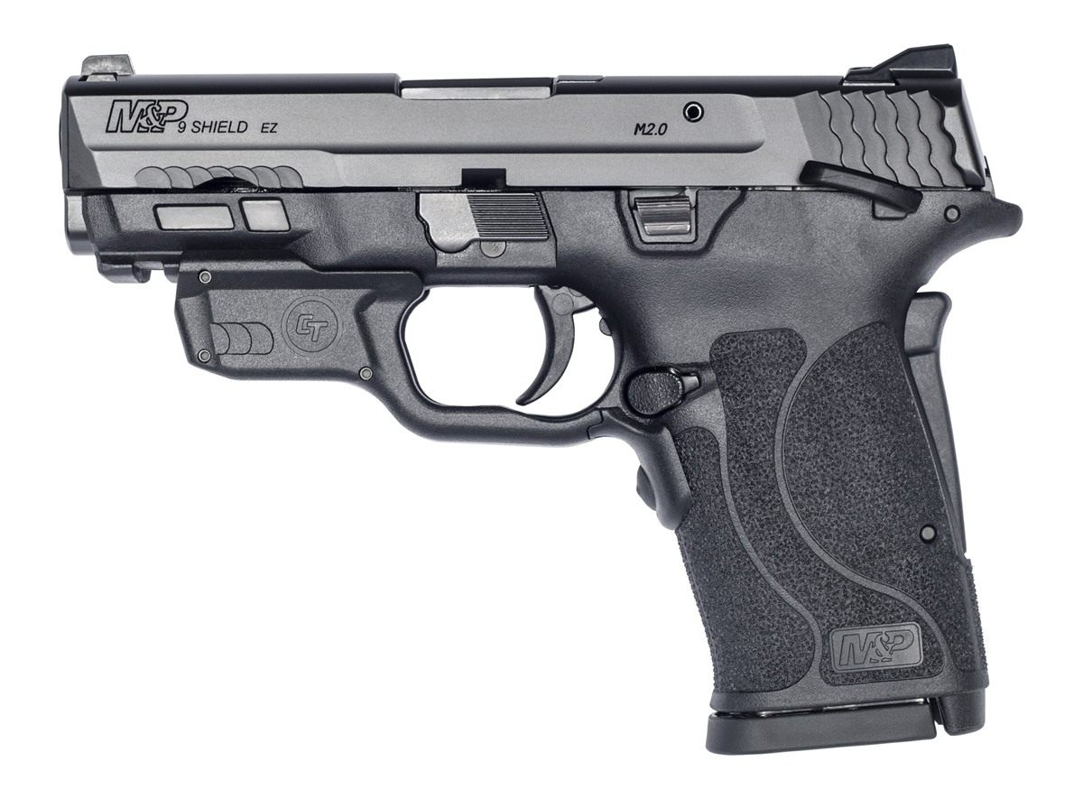 Smith Wesson 12438 M P Shield EZ M2.0 9mm Luger 8+1 3.67in Barrel, Black Po view 2