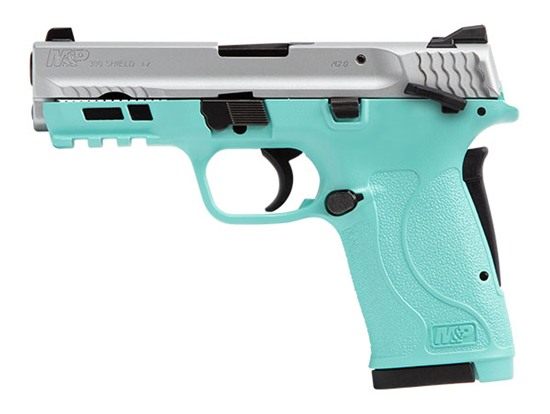 Smith Wesson SW M P380 Shield EZ 380acp Robin Egg Silver