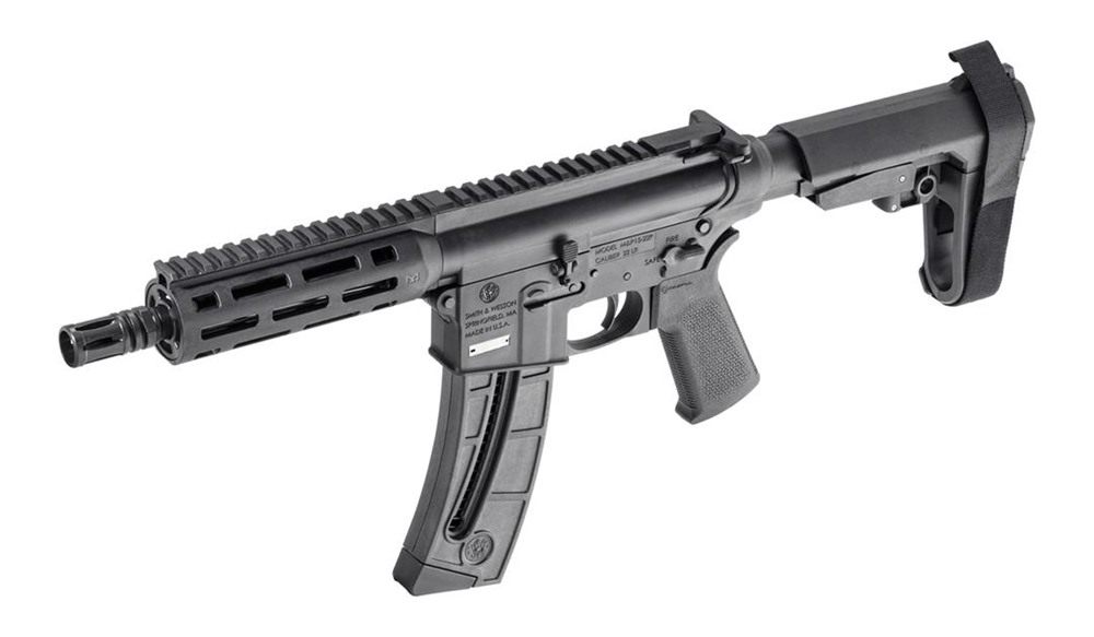Smith Wesson 13321 M P15 Pistol 22 LR 8in Black Carbon Steel Barrel 25+1, S view 4