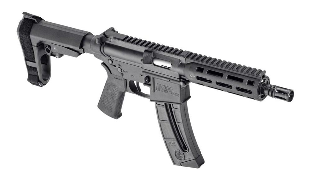 Smith Wesson 13321 M P15 Pistol 22 LR 8in Black Carbon Steel Barrel 25+1, S view 5