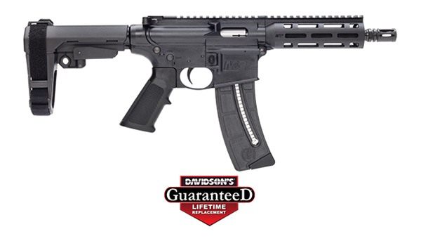 Smith Wesson 13321 M P15 Pistol 22 LR 8in Black Carbon Steel Barrel 25+1, S view 7
