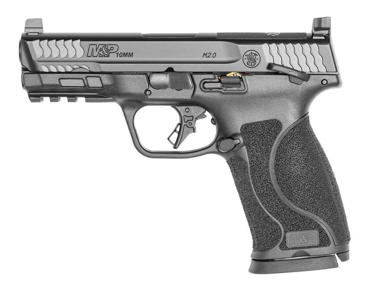 Smith Wesson 13390 M P M2.0 Full Size 10mm Auto 15+1, 4in Black Armornite S view 2