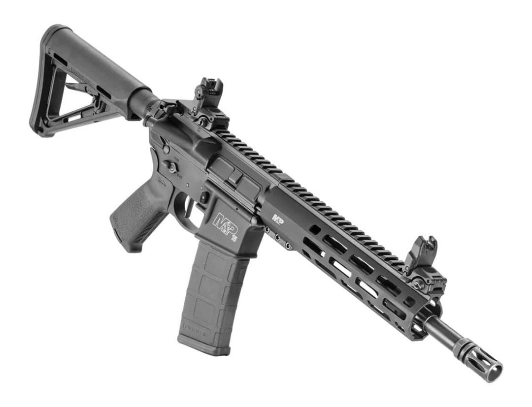 Smith Wesson M P 15 SBR 5.56 11.5inBBL, 9in MLOK, Flip UP Rear, Fixed Sight view 3
