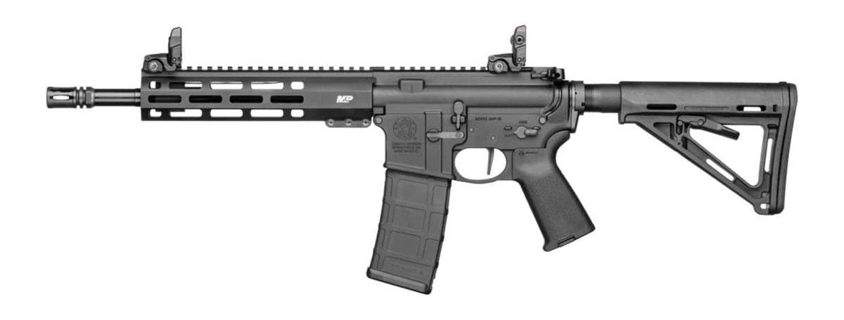 Smith Wesson M P 15 SBR 5.56 11.5inBBL, 9in MLOK, Flip UP Rear, Fixed Sight view 4