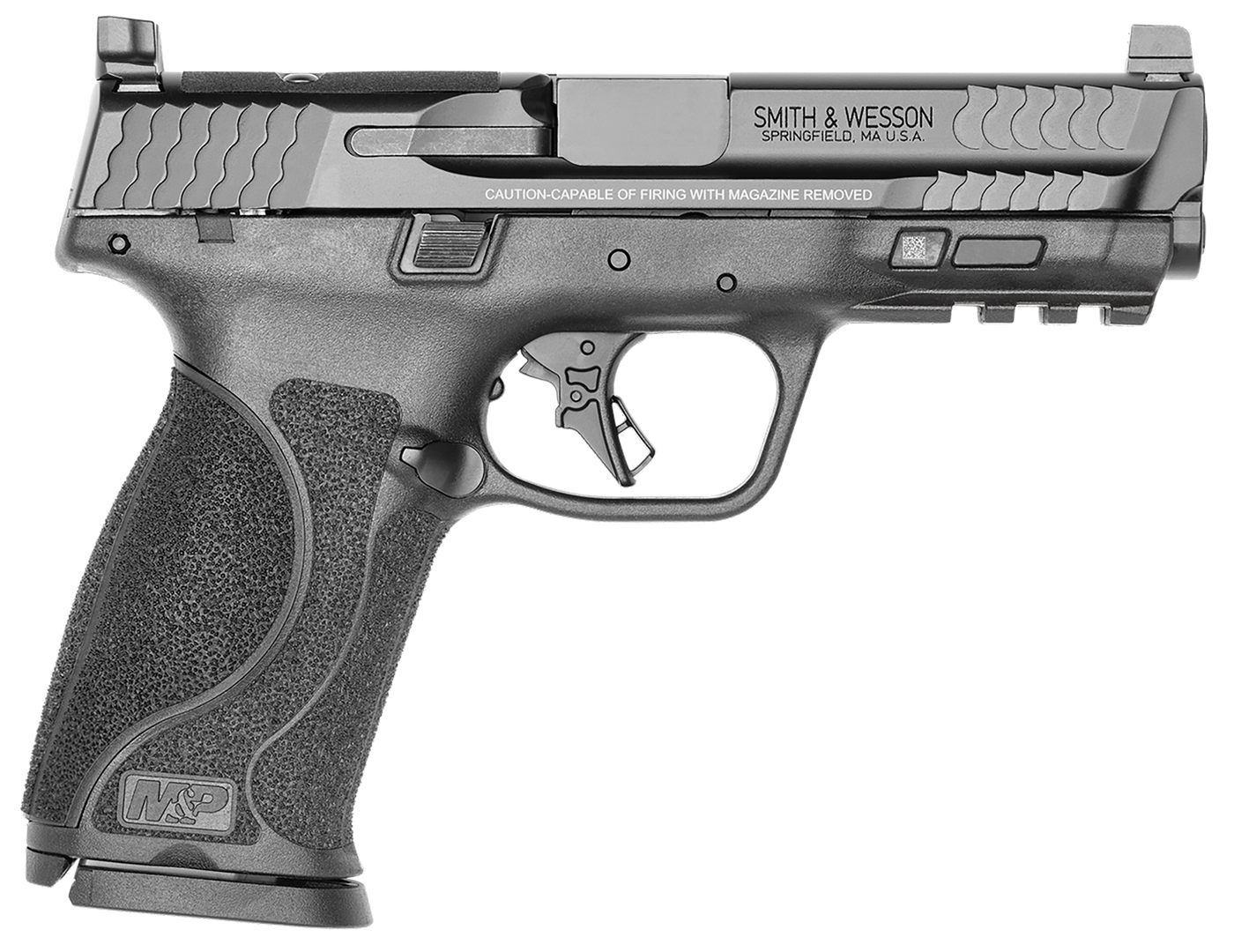 Smith and Wesson 13564 M P M2.0 Full Size 9mm Luger 17+1, 4.25in Black Armo