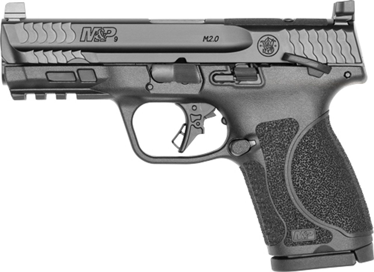 Smith Wesson 13568 M P M2.0 Compact 9mm Luger 15+1, 4in Black Armornite Sta view 2