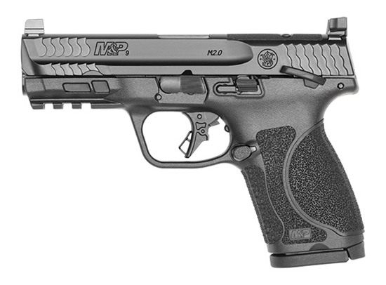 Smith Wesson 13568 M P M2.0 Compact 9mm Luger 15+1, 4in Black Armornite Sta view 4