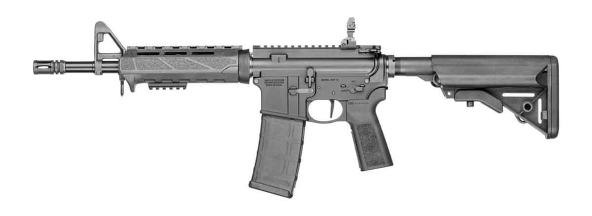 Smith Wesson M P 15 SBR 5.56 11.5inBBL, Drop IN HG, Fixed A2 Front, Flip UP view 4