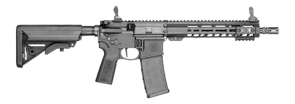 Smith Wesson M P 15 SBR 5.56 11.5inBBL, 10.5in MLOK, Flip UP Rear, Fixed Si view 2