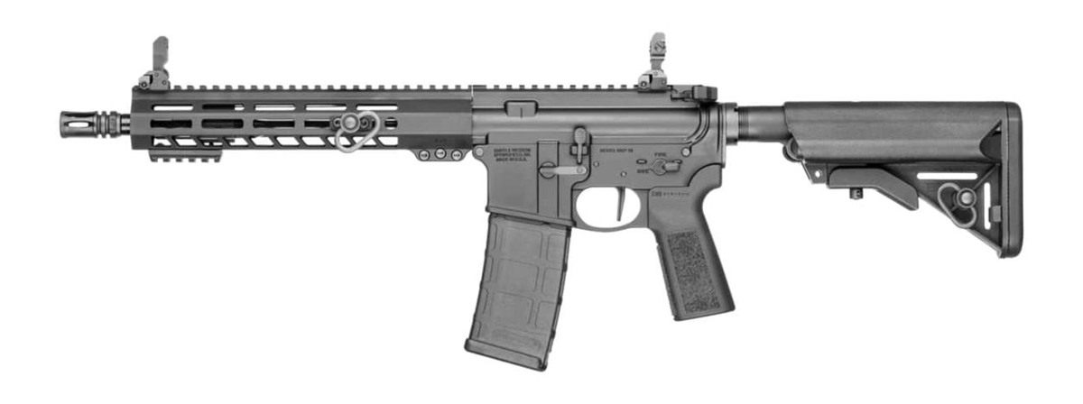 Smith Wesson M P 15 SBR 5.56 11.5inBBL, 10.5in MLOK, Flip UP Rear, Fixed Si view 6