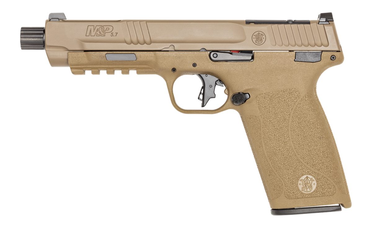 Smith Wesson M P 5.7 Handgun 5.7x28mm 22rd Magazine 5in Threaded Barrel FDE