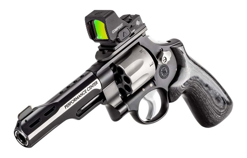 Smith and Wesson 14045 PC Model 327 w/Optic N- 9mm Luger 8 Shot 5in Black/S view 6