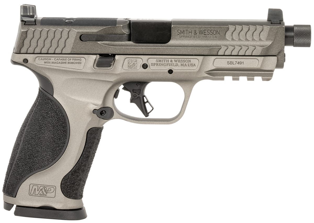 Smith and Wesson 14162 M P M2.0 Full Size 9mm Luger 17+1, 4.63in Black Thre view 3