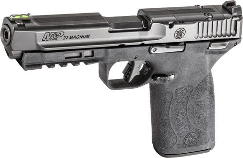 Smith Wesson M P Handgun .22 WMR 10rd Magazines (2) 4.35in Barrel Black Com view 4