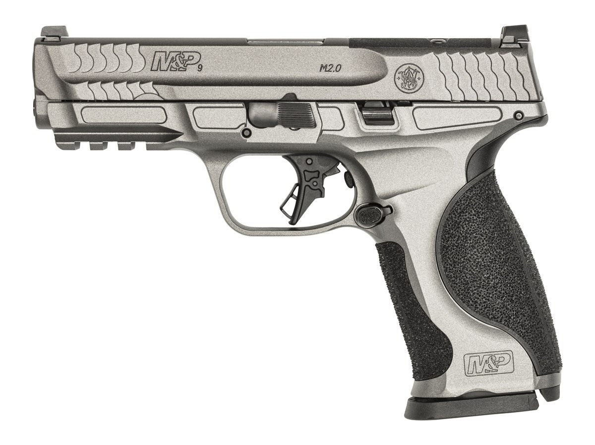 Smith Wesson 14161 M P M2.0 Full Size 9mm Luger 10+1 4.63in Black Steel Bar