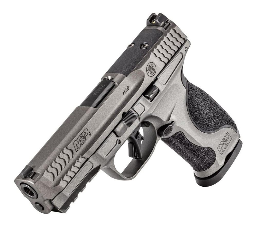 Smith Wesson 14161 M P M2.0 Full Size 9mm Luger 10+1 4.63in Black Steel Bar view 4