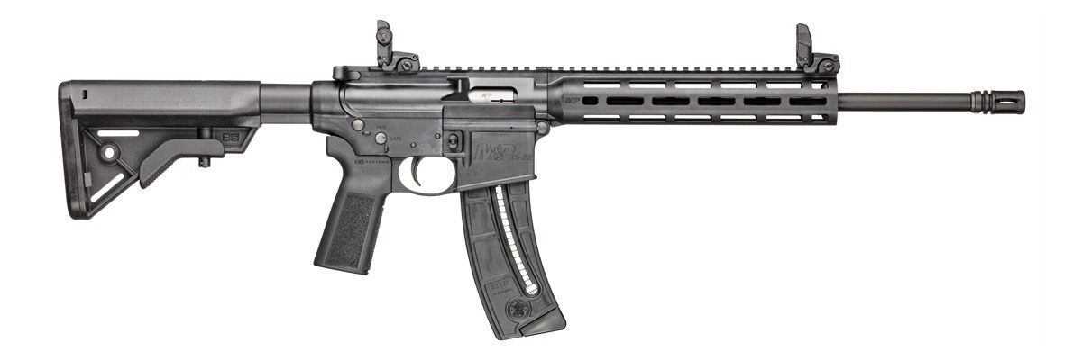 Smith Wesson 14180 M P15-22 Sport LR 25+1 16.50in Black Steel Threaded Barr
