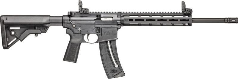 Smith Wesson 14180 M P15-22 Sport LR 25+1 16.50in Black Steel Threaded Barr view 4