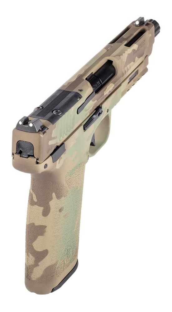 Smith Wesson M P 5.7 OR Handgun 5.7x28mm 22rd 5in Threaded Barrel Multicam view 5