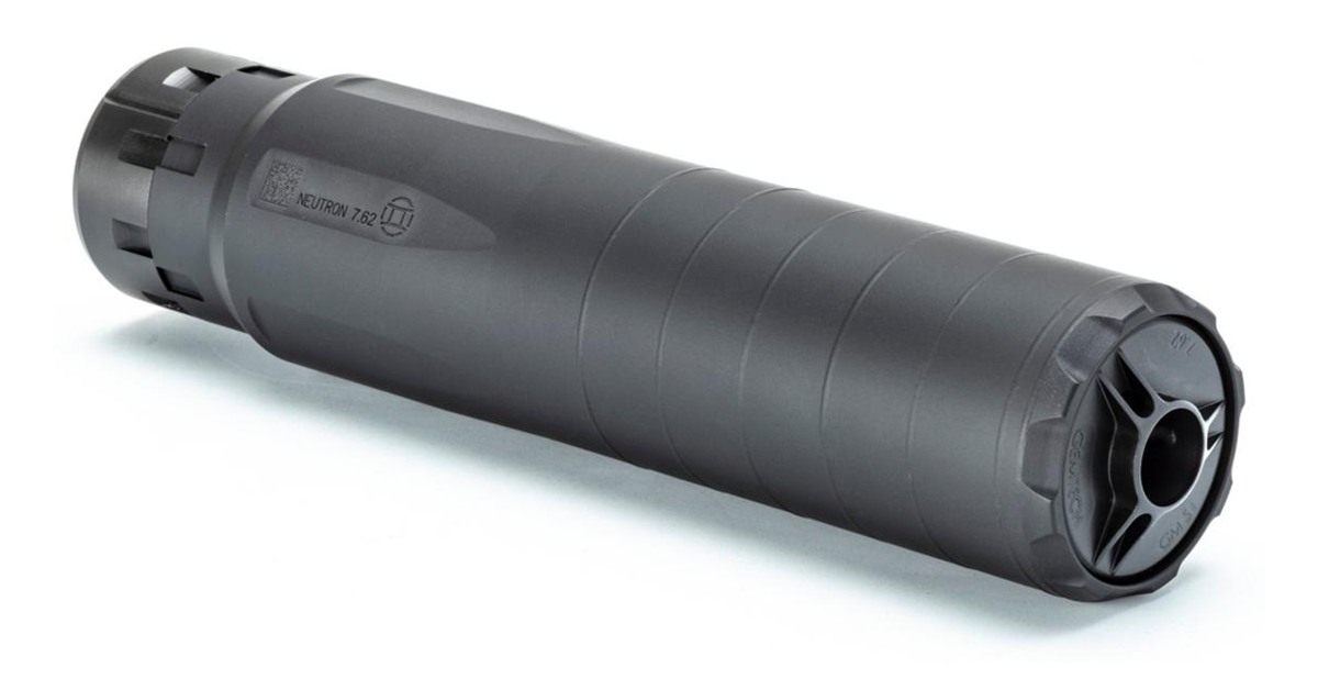 Gemtech Suppressors Neutron 7.62 30CAL-300WM Black 6.6in Direct Thrd 5/8X24