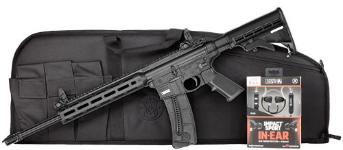 Smith and Wesson 14375 M P15-22 Sport Bundle LR 25+1 16.50in Black Threaded view 4