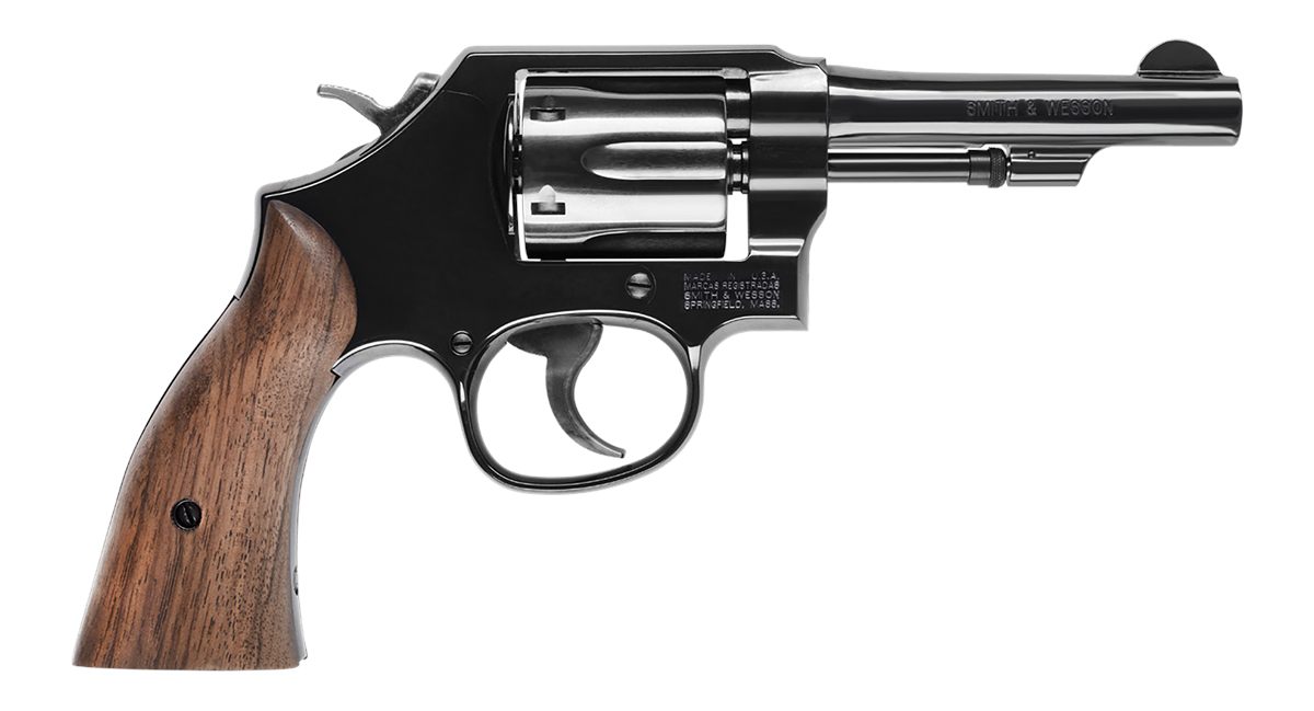 Smith Wesson 14074 Model 10 K- 38 S W Spl+P 6 Shot 4in Blued Carbon Steel B view 2