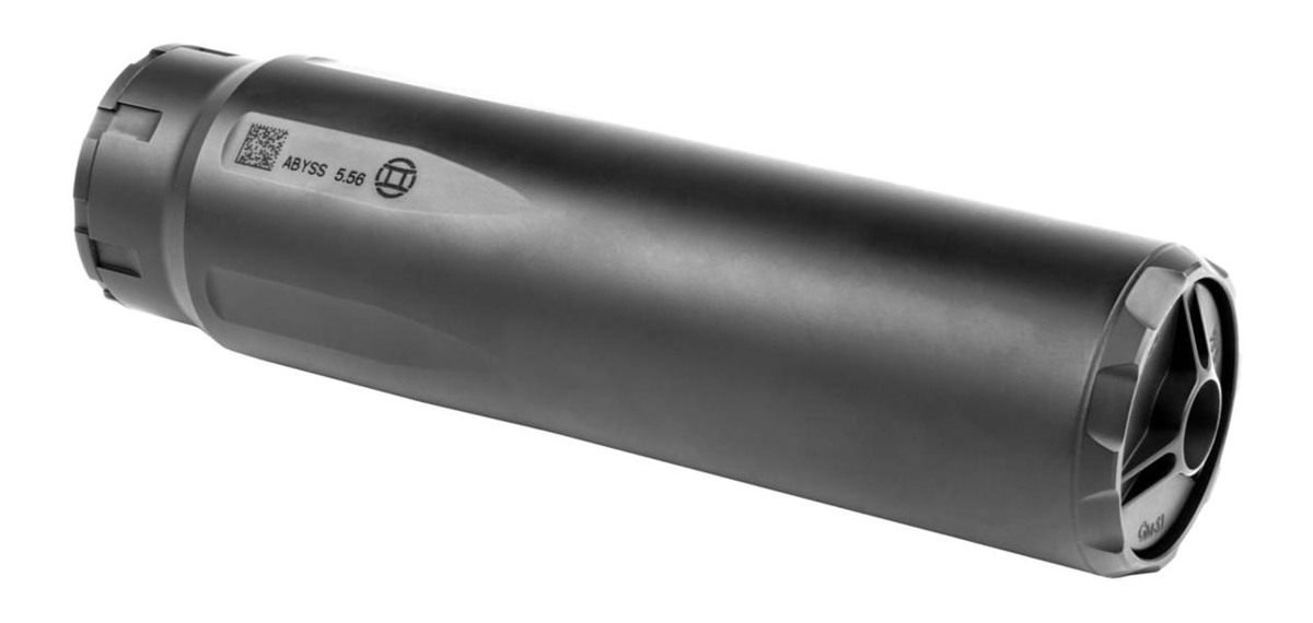 Gemtech Suppressor Abyss 5.56 1.375-24 HUB Direct Thrd 6.2in Black