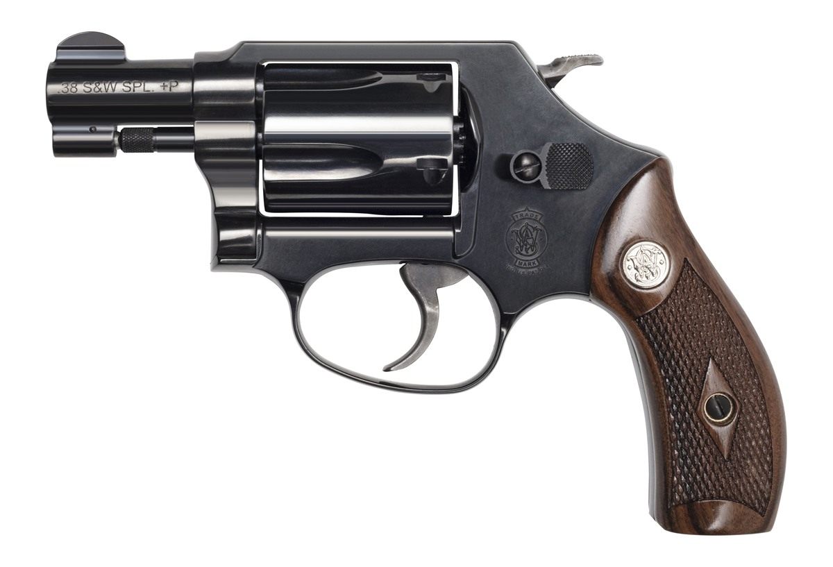 Smith Wesson 14076 Model 36 J- 38 Special +P 5 Shot 1.88in Blued Carbon Ste