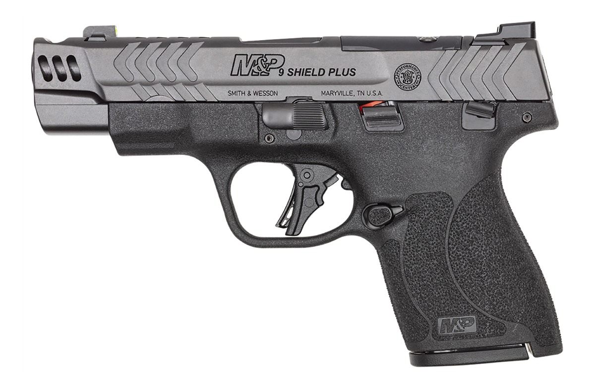 Smith Wesson S W PC M P 9 Shield Plus Carry Comp Handgun 9mm Luger 10rd Mag view 2
