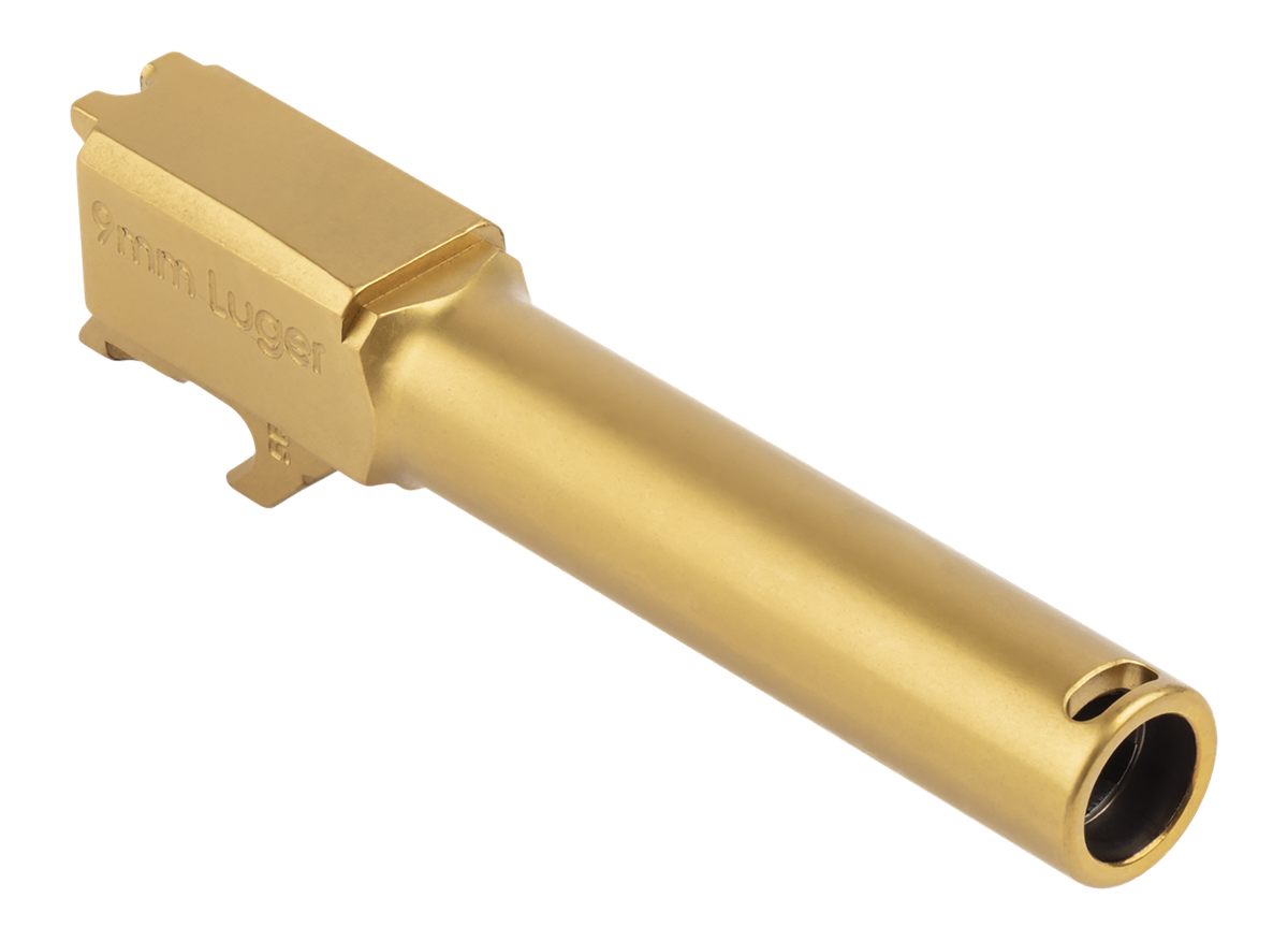 Smith Wesson 14423 M P PC Shield EZ 9mm Luger 3.83in Ported, Gold Stainless