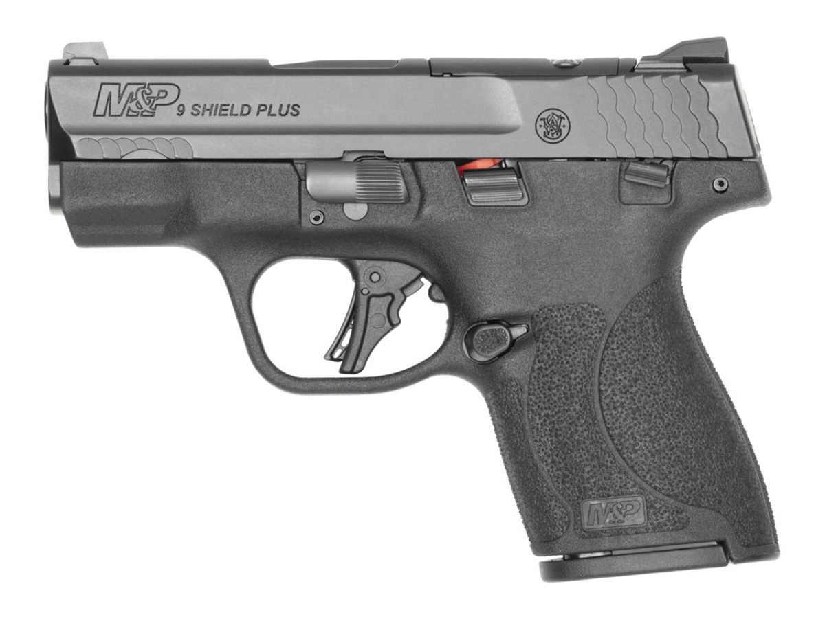 Smith Wesson 14280 M P9 Shield Plus Micro-Compact 9mm Luger 10+1 3.10in Bla view 4