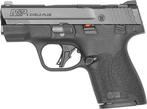 Smith Wesson 14280 M P9 Shield Plus Micro-Compact 9mm Luger 10+1 3.10in Bla view 8