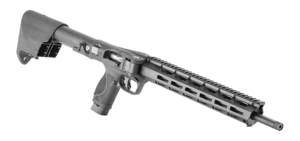 Smith Wesson 14171 M P FPC Folding 22 LR 20+1 16.25in Black Threaded Barrel view 2