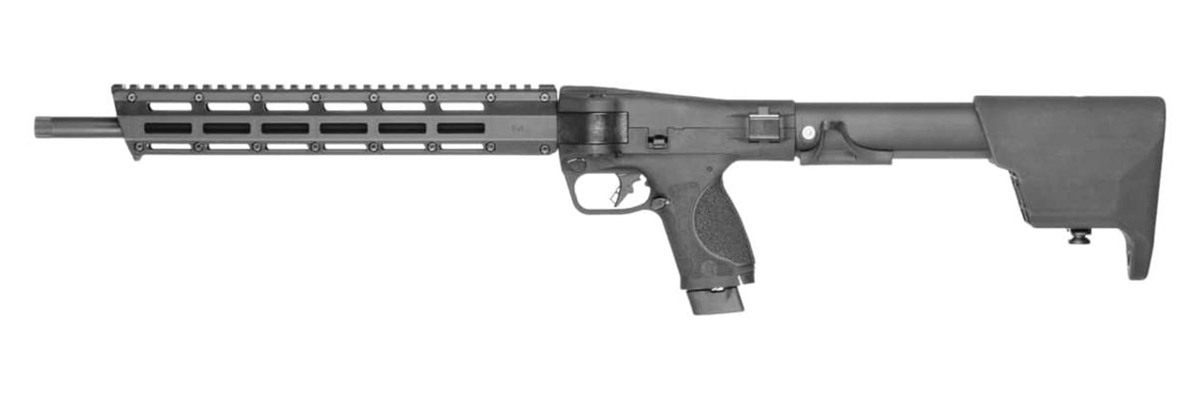 Smith Wesson 14171 M P FPC Folding 22 LR 20+1 16.25in Black Threaded Barrel view 4
